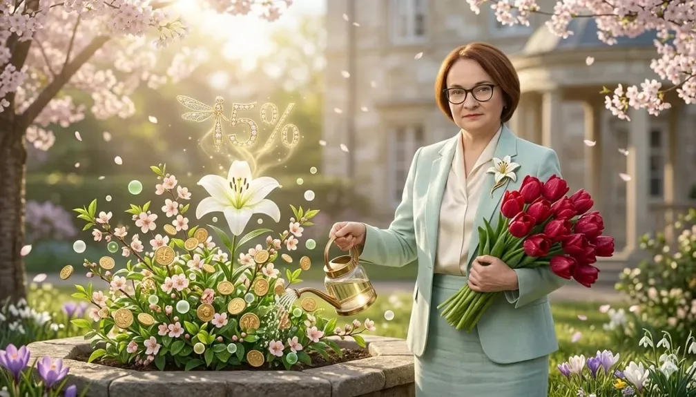 ЦБ РФ снизил ключевую ставку на 0.5 п.п. до 15% годовых