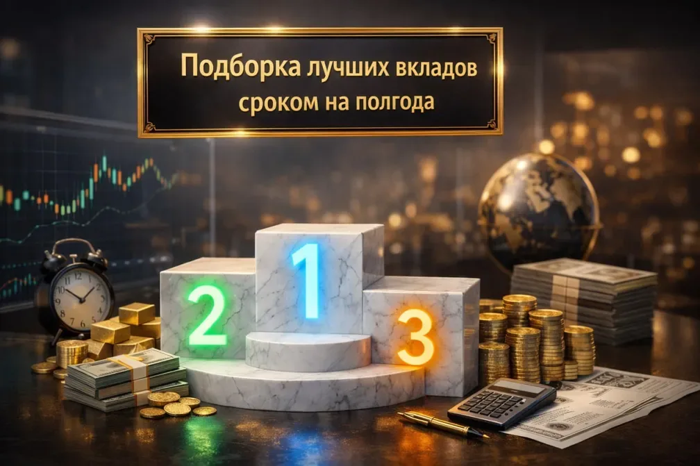 Лучшие вклады на полгода (20.03.26)
