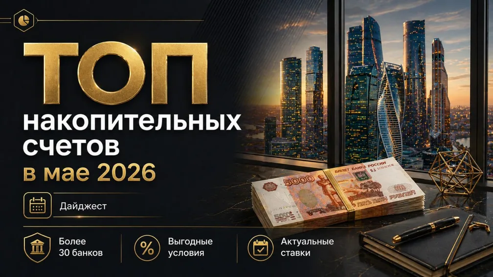 Лучшие накопительные счета (30.05.26)