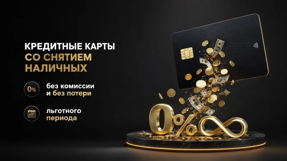 Кредитки с бесплатной обналичкой (11.08.26)