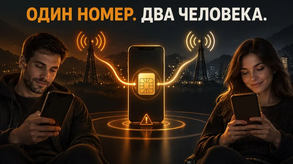 Как один номер телефона одновременно работал у двух разных людей