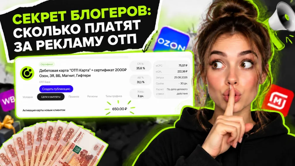 Секрет блогеров: сколько платят за рекламу ОТП