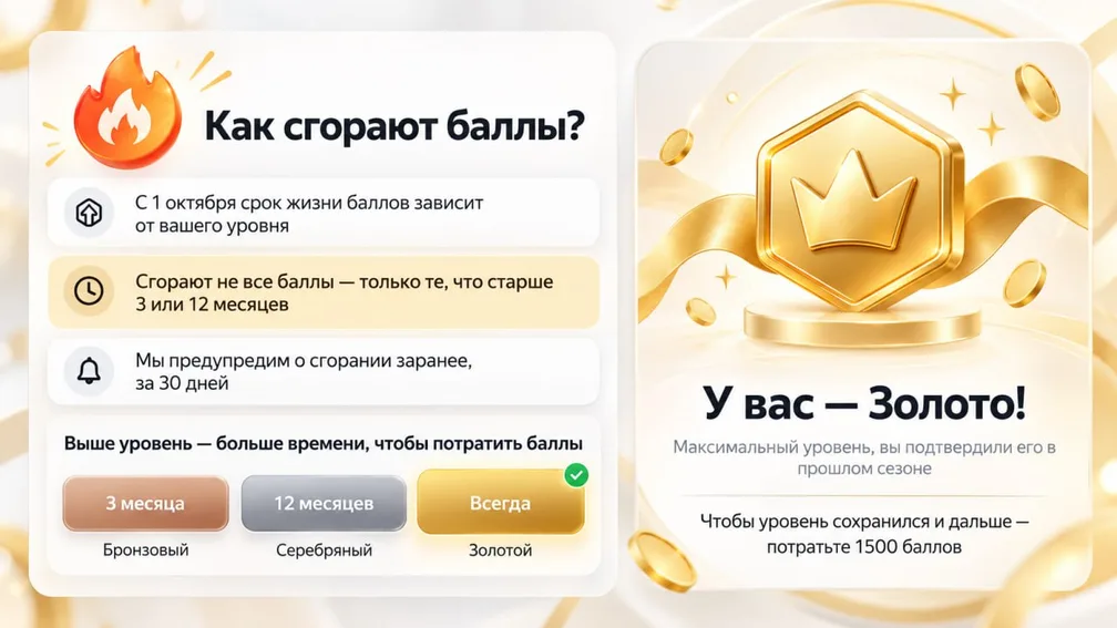 В Яндекс Плюсе баллы теперь могут сгореть даже при активной подписке