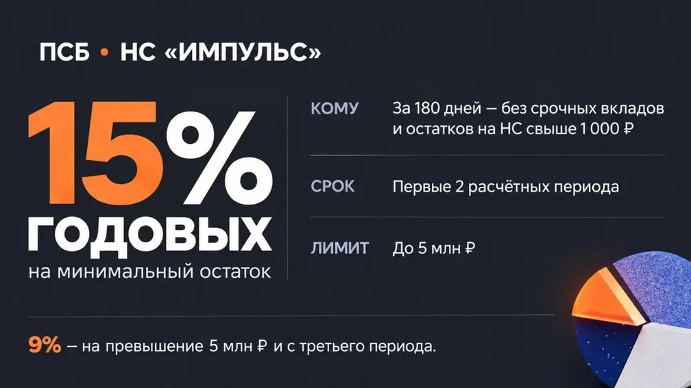 ПСБ запустил два новых НС: «Импульс» и «Вектор»